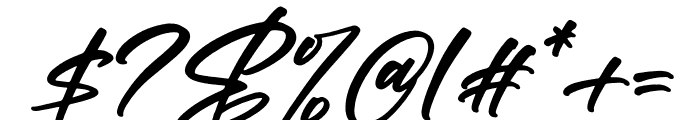 Crespho Italic Font OTHER CHARS