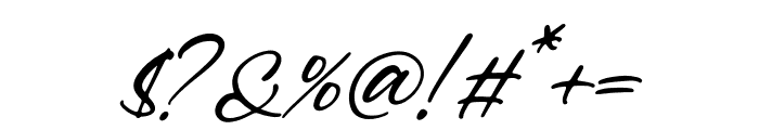 Cressencia Italic Font OTHER CHARS