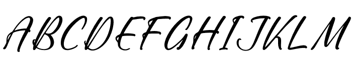 Creveland Midletone Italic Font UPPERCASE