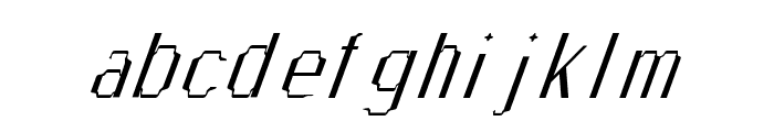 Crimpy Italic Font LOWERCASE