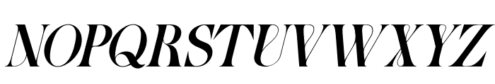 Crimston Italic Font UPPERCASE