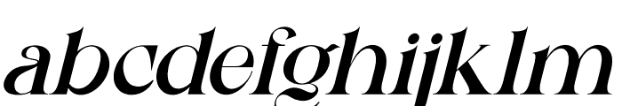 Crimston Italic Font LOWERCASE