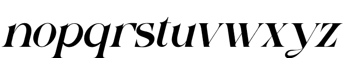 Crimston Italic Font LOWERCASE
