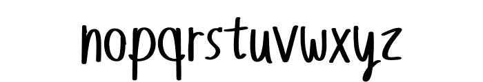 Crisp Tart Font LOWERCASE