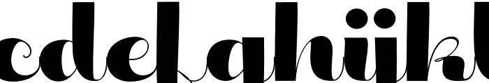 Cristhabelya Font LOWERCASE