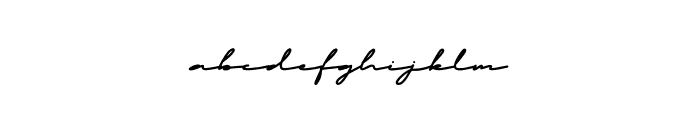Cristhyna Signature Font LOWERCASE