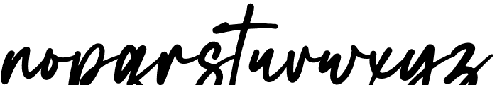Cristiano Signature Font LOWERCASE