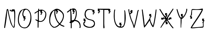 Crocus Regular Font UPPERCASE
