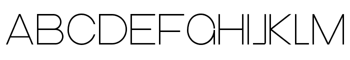 Crog-Thin Font UPPERCASE