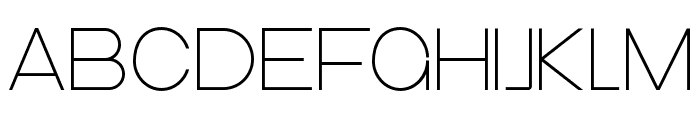 Crog-Thin Font LOWERCASE