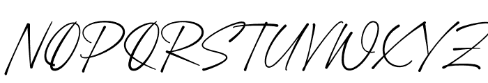 Cromathic Script Font UPPERCASE