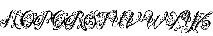 Cromwell Font UPPERCASE