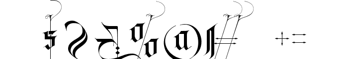 Crosout-Regular Font OTHER CHARS
