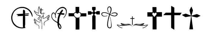 Cross Doodle Font OTHER CHARS
