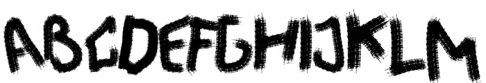 CrossHat Font UPPERCASE