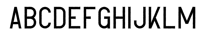 CrossRoad Rough Font LOWERCASE
