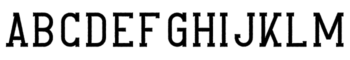 CrossRoad SlabRough Font LOWERCASE