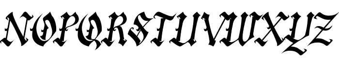 Crosshead Italic Font UPPERCASE