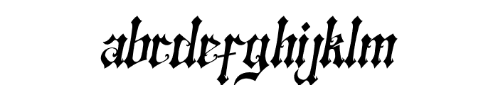 Crosshead Italic Font LOWERCASE