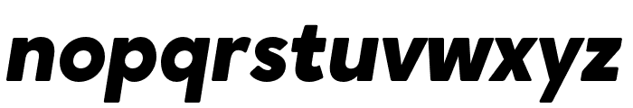 CrosstenSoft-Blackitalic Font LOWERCASE