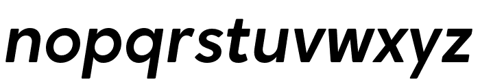 CrosstenSoft-Semibolditalic Font LOWERCASE