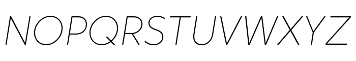 CrosstenSoft-Thinitalic Font UPPERCASE
