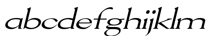 Crowfoot regular Font LOWERCASE