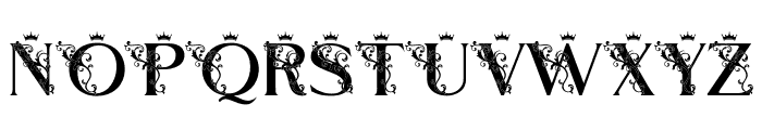 Crown Monogram Font LOWERCASE