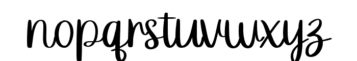 Crown Quill Font LOWERCASE