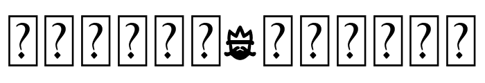 Crown (kingtom) Font UPPERCASE