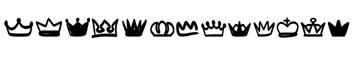 Crown (kingtom) Font LOWERCASE
