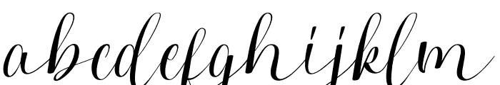 Crownhils Script Font LOWERCASE