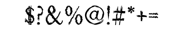 Croyant-Regular Font OTHER CHARS