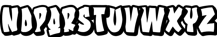 Cruch Branch Outline Font UPPERCASE