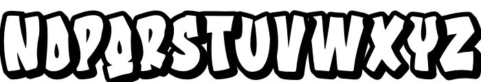CruchBranch-Outline Font UPPERCASE