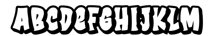 CruchBranch-Outline Font LOWERCASE