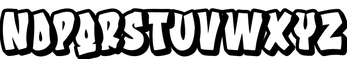 CruchBranch-Outline Font LOWERCASE