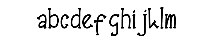 Crunchy Peanuts Font LOWERCASE