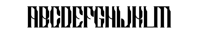 Crused Abaddon Font UPPERCASE