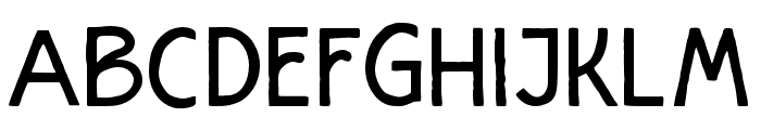 Crushed-Light Font UPPERCASE