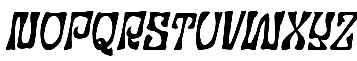 Crushwear Bold Italic Font UPPERCASE