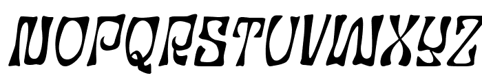 Crushwear Italic Font UPPERCASE