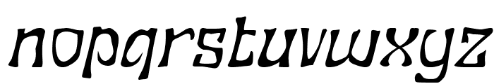 Crushwear Italic Font LOWERCASE
