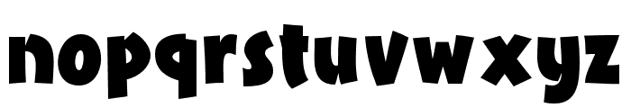 CrushyBlack-Regular Font LOWERCASE