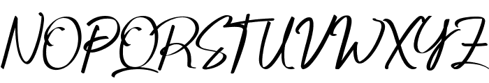 Crustaceans Signature Regular Font UPPERCASE