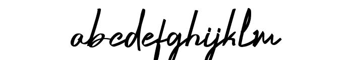CrustaceansSignature-Regular Font LOWERCASE