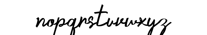 CrustaceansSignature-Regular Font LOWERCASE