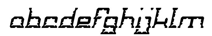 Crystal Soldier Italic Font LOWERCASE