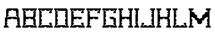 Crystal Soldier Font UPPERCASE