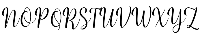 Crysthel Font UPPERCASE